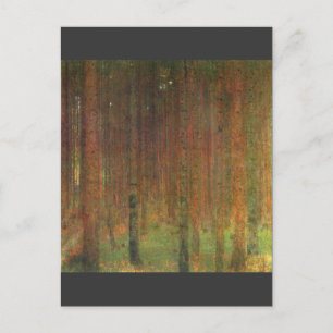 Tannenwald II von Gustav Klimt Postkarte
