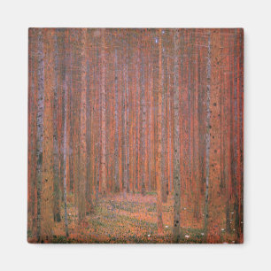 Tannenwald (von Gustav Klimt) Magnet