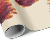Tannenzapfen Geschenkpapier (Rolleneckpunkt)