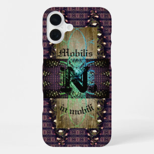 Tannenzapfen "Mobilis in mobili" Dunkle sich verän iPhone 16 Plus Hülle