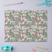 Tannenzapfen und Maschen Seidenpapier (Basteln)