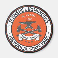 Tannill Ironworks Historischer Staat Park Alabama