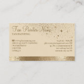 Tanning Airbrush Spray Beige Visitenkarte (Rückseite)