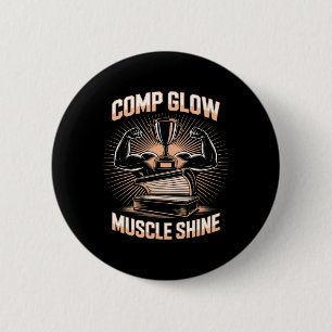 Tanning Bed Comp Glow Fitness Buffs Athleten Männe Button