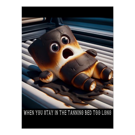 Tanning Bed zu lang Poster (Vorderseite)