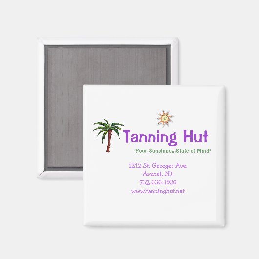 Tanning Hut Magnet # 3 (Vorderseite/Rückseite)