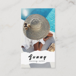 Tanning Salon Business Card Visitenkarte