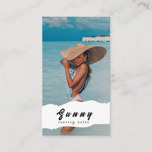Tanning Salon Business Card Visitenkarte