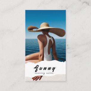 Tanning Salon Business Card Visitenkarte