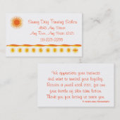 Tanning Salon - Customer Loyalty Punch Card - Treuekarte (Vorne/Hinten)