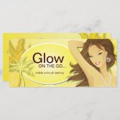 TANNING SALON GIFT-BESCHEINIGUNG (Vorne/Hinten)