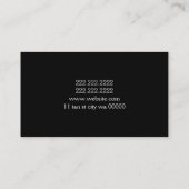 Tanning Salon Wellness-Center Business Card Visitenkarte (Rückseite)