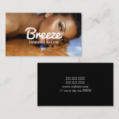 Tanning Salon Wellness-Center Business Card Visitenkarte (Vorne/Hinten)