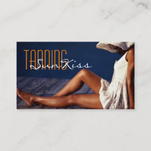 Tanning Salon Wellness-Center Business Card Visitenkarte