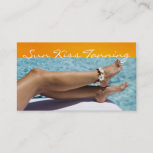 Tanning Salon, Wellness-Center Business Card Visitenkarte
