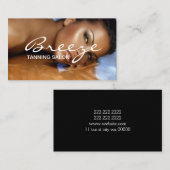 Tanning Salon Wellness-Center Business Card Visitenkarte (Vorne/Hinten)