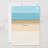 Tanning Santa Einladung (Rückseite)