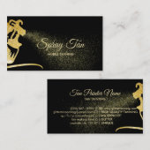 Tanning Spray Gold Visitenkarte (Vorne/Hinten)