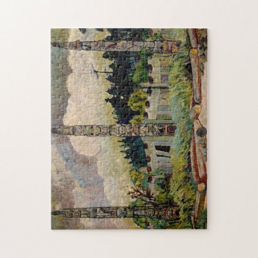 Tanoo, Q.C.I, 1913, von Emily Carr Puzzle (Vertikal)