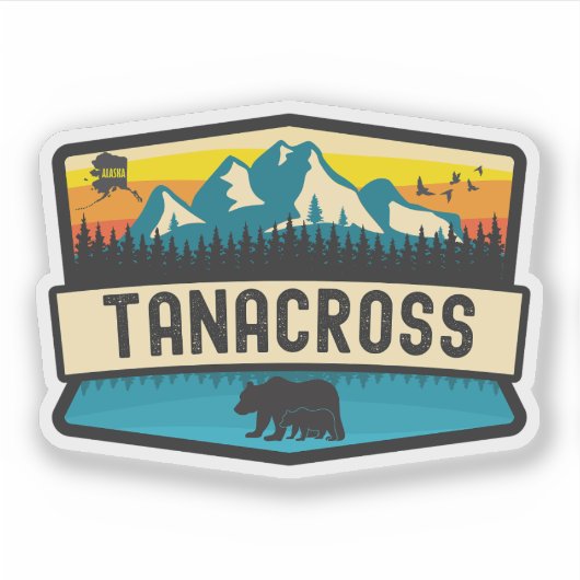 Tanover, Alaska Aufkleber (Vorderseite)