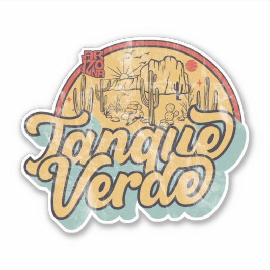 Tanque Verde, Arizona Aufkleber (Vorderseite)