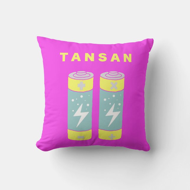 TANSAN-Akkus Kissen (Vorderseite)