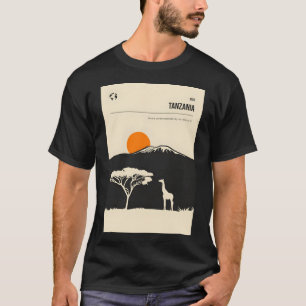Tansania Africa Book Cover Travel Poster T-Shirt