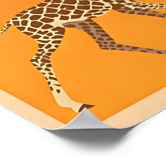 Tansania-Afrika-Reiseplakat Poster (Ecke)