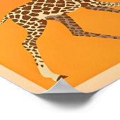 Tansania-Afrika-Reiseposter Poster (Ecke)