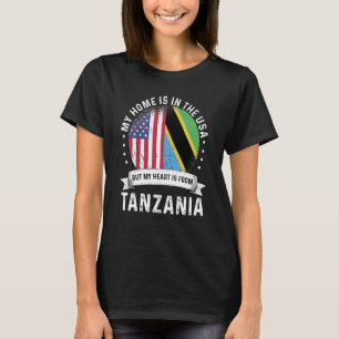 Tansania American Patriot Grown Proud Zuhause USA T-Shirt