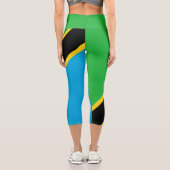 Tansania Capri Leggings (Rückseite)