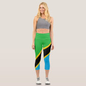 Tansania Capri Leggings (Vorderseite)