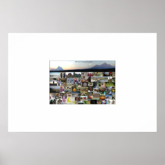 Tansania Collage of Life Poster