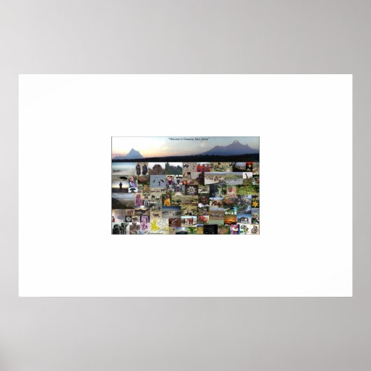 Tansania Collage of Life Poster (Vorne)