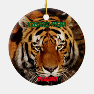 Tansania Custom Lion / Elephant Ornament