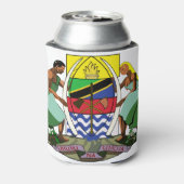 Tansania-Emblem Dosenkühler (Kanne Rückseite)