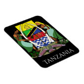 Tansania-Emblem Magnet (Rechte Seite)