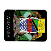 Tansania-Emblem Magnet (Horizontal)