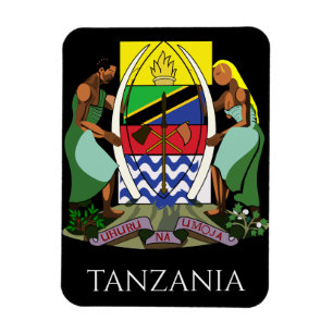 Tansania-Emblem Magnet