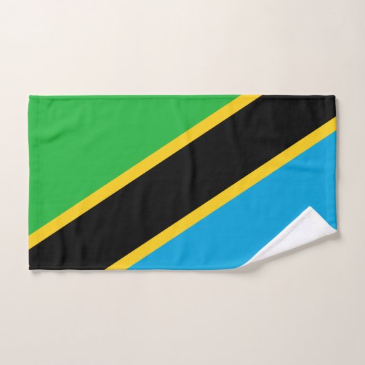 Tansania Flag Badhandtuch Set (Handtuch)