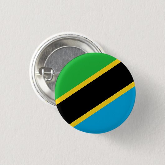 Tansania Flag Button (Vorne & Hinten)