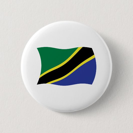 Tansania Flag Button (Vorderseite)