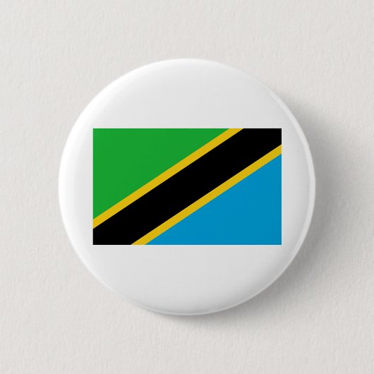 Tansania Flag Button (Vorderseite)