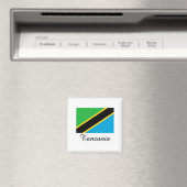 Tansania Flag Design Magnet (In Situ (Geschirrspüler))