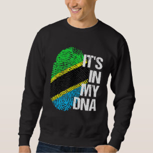 Tansania Flag DNA Heritage Roots Pride T-Shirt Sweatshirt