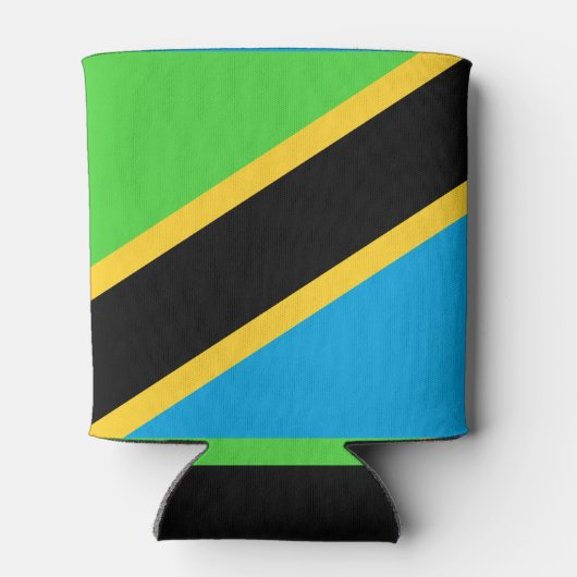 Tansania Flag Dosenkühler (Rückseite)