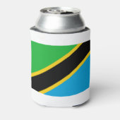 Tansania Flag Dosenkühler (Kanne Rückseite)