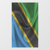 Tansania Flag Fensteraufkleber (Blatt)