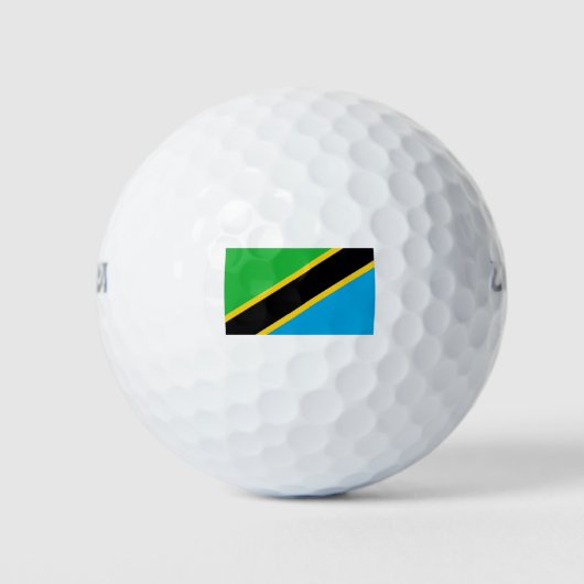 Tansania Flag Golfball (Vorderseite)