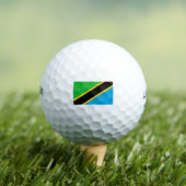 Tansania Flag Golfball (Insitu T-Shirt)